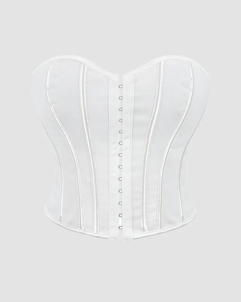 1960s 14 Boned Cotton Leopard Single Breasted Corset