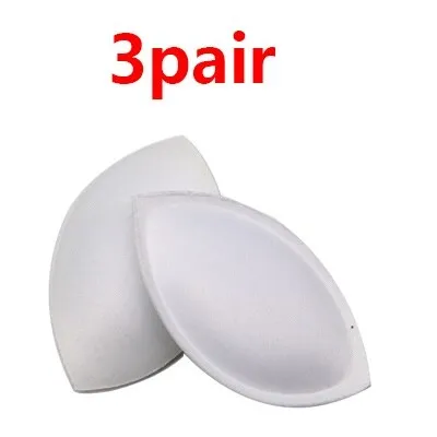 1Pair Insert Push Up Removeable Breast Pad Sexy Bra Enhancer Bra Pads Underwear Swimsuit Bikini Padding Foam Bra Inserts