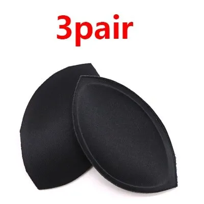 1Pair Insert Push Up Removeable Breast Pad Sexy Bra Enhancer Bra Pads Underwear Swimsuit Bikini Padding Foam Bra Inserts
