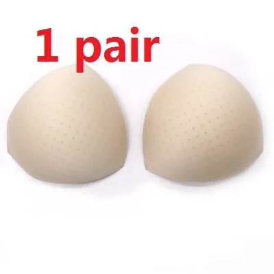 1Pair Soutien Gorge Silicone Gel Bra Insert Pads Breast Enhancer Padding for Bra Women Bikini Swimwear Invisible Sopnge Bra Pads