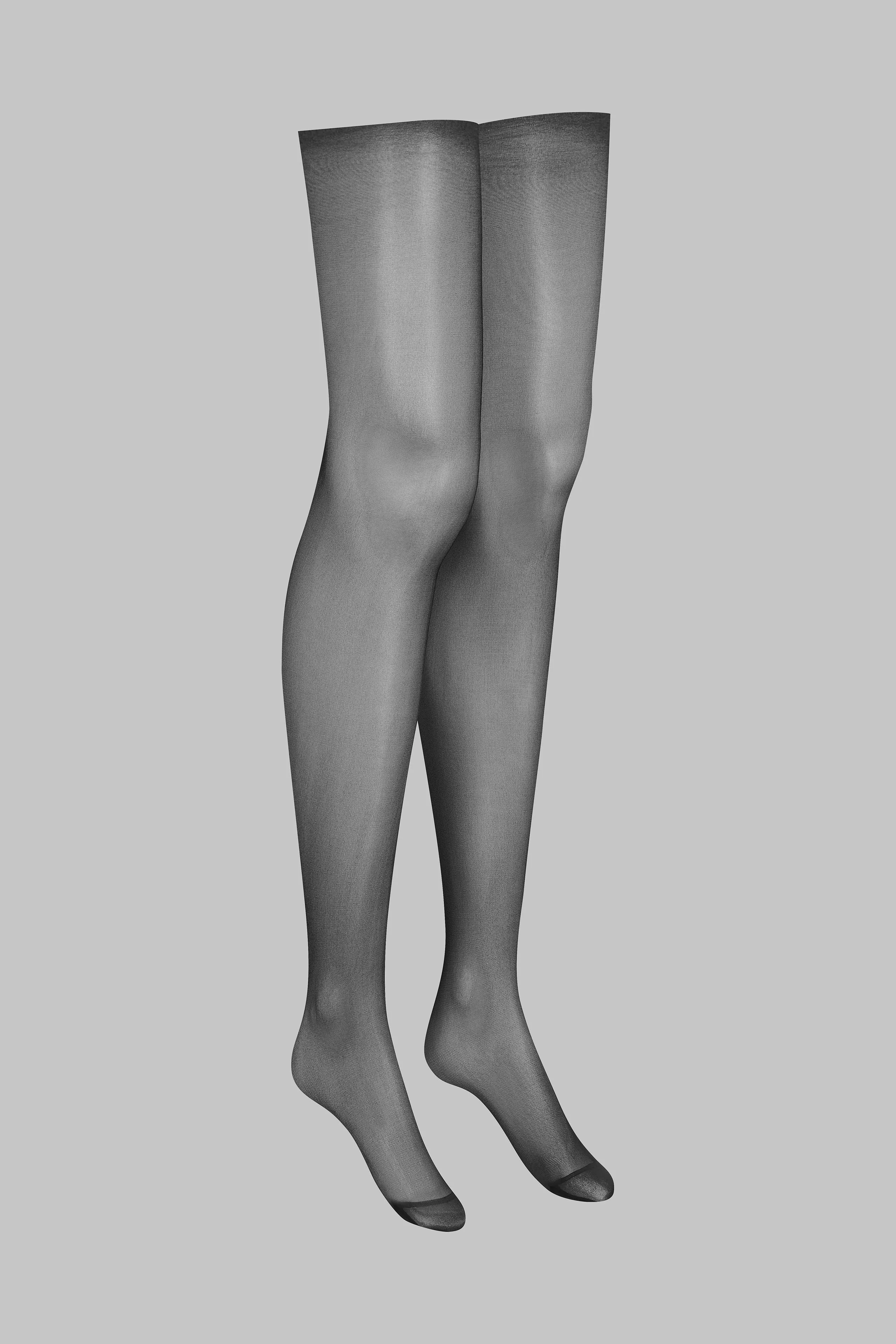 20D rolled seam cut stockings - Les Coquetteries