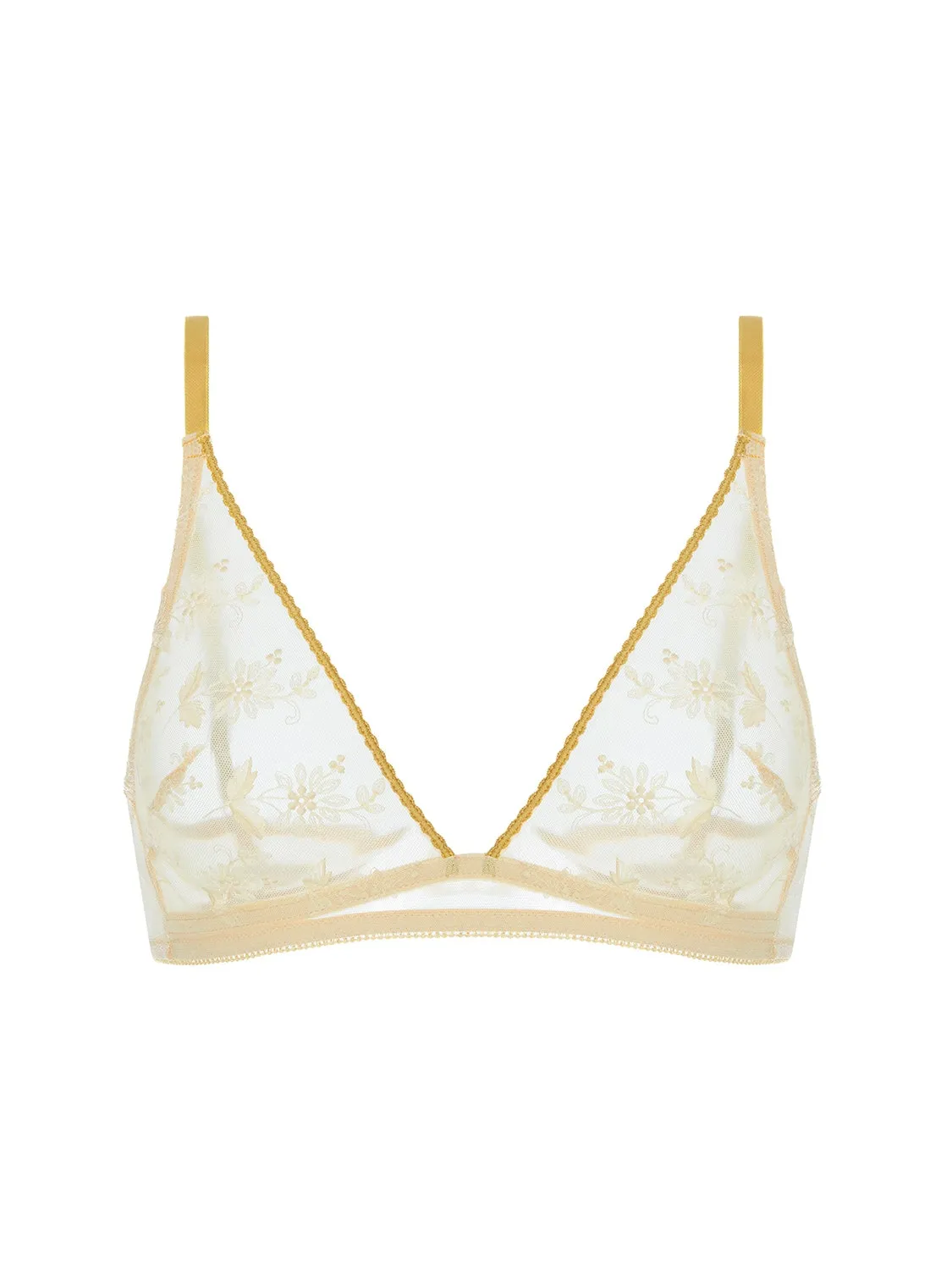 Adele Triangle Bralette - Ginger