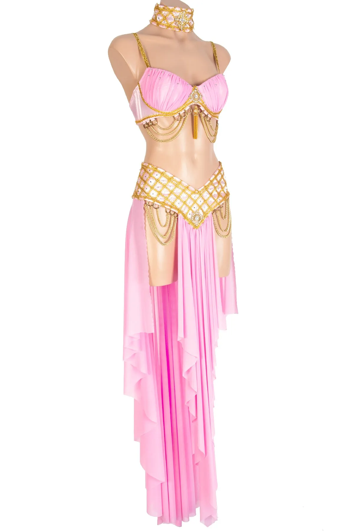 Athena High-Low Skirt with Built-In Panty