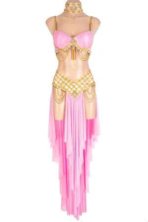 Athena High-Low Skirt with Built-In Panty