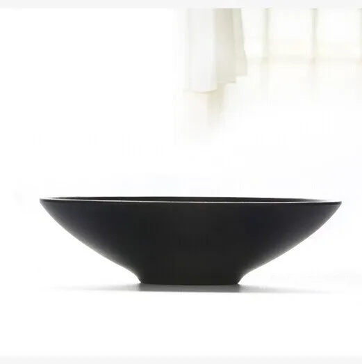 Black plastic cool leather bowl