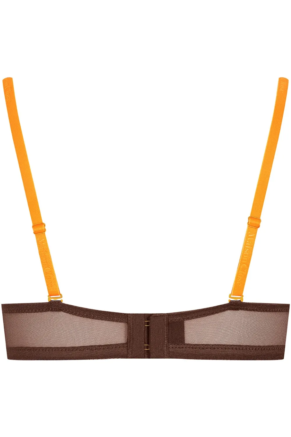 Corps  Corps Wire Bra Chocolate Brown/Neon Orange