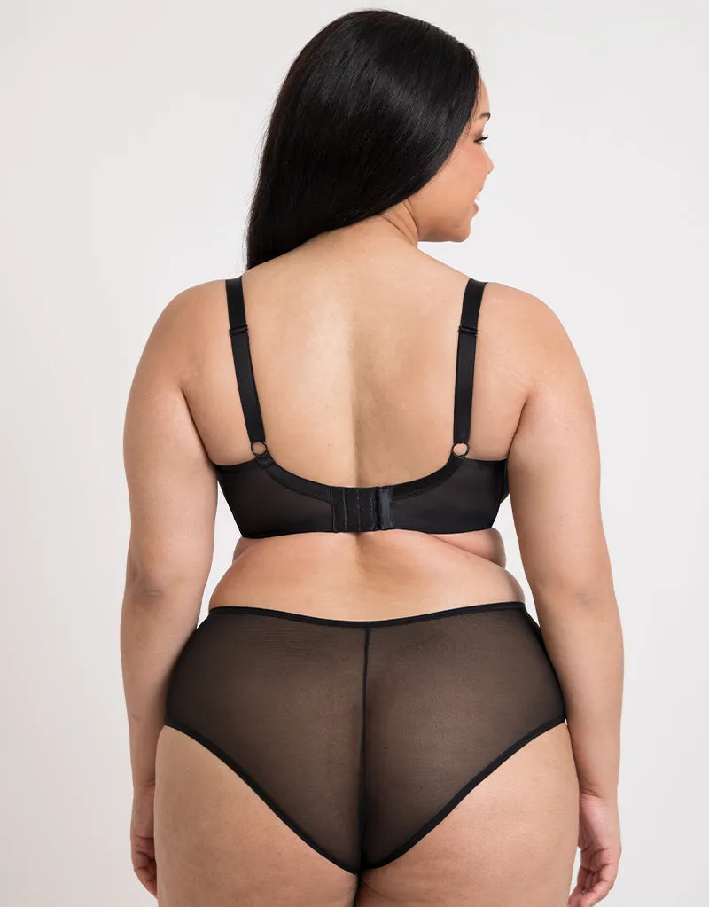 Curvy Kate Victory Side Support Balcony Bra Black