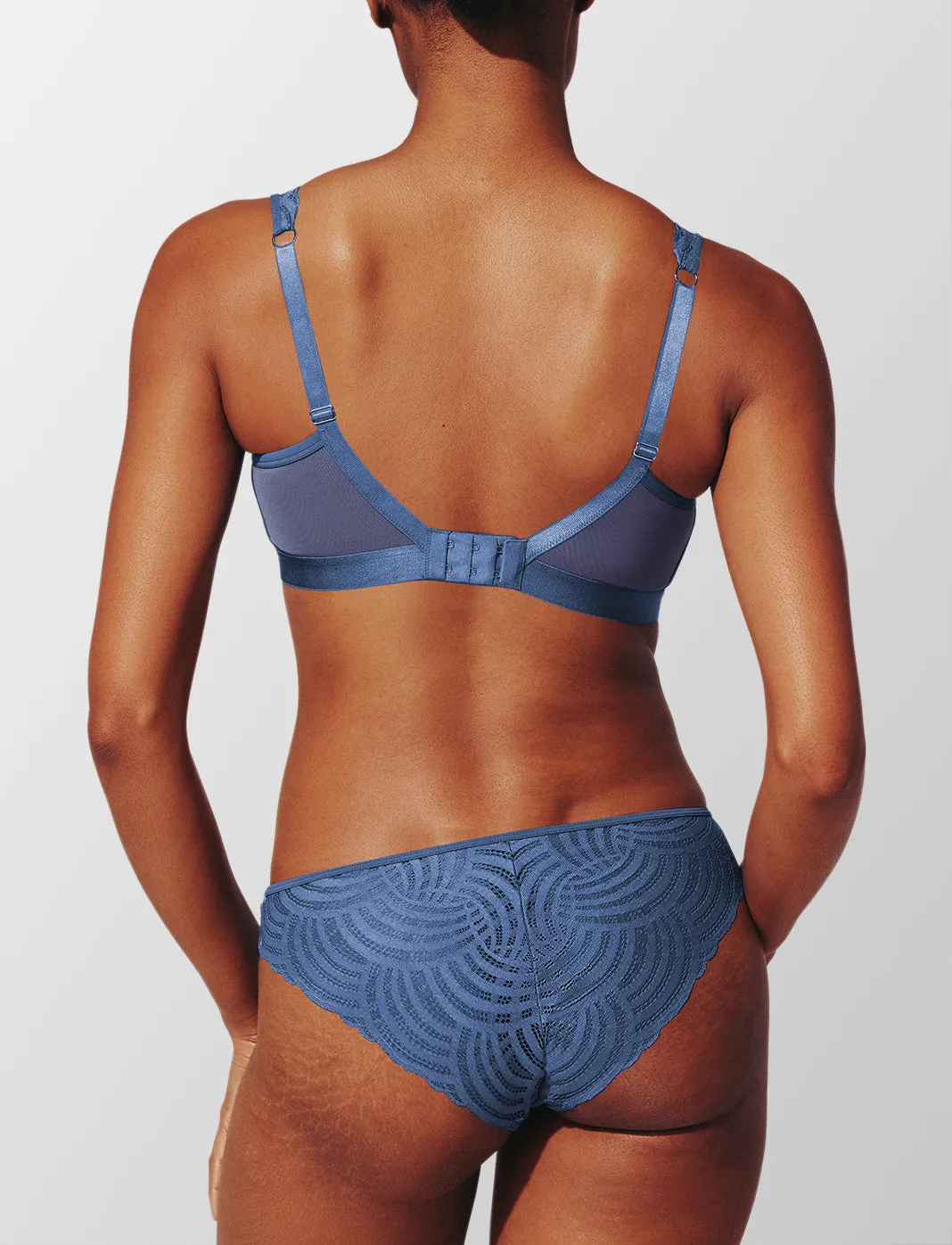 Deco Lace Unlined Bra   Bikini Set