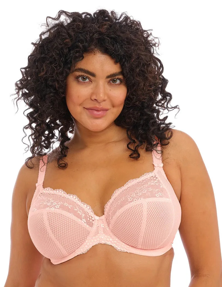 ELOMI CHARLEY EL4382 BALLET PINK PLUNGE UNDERWIRE BRA