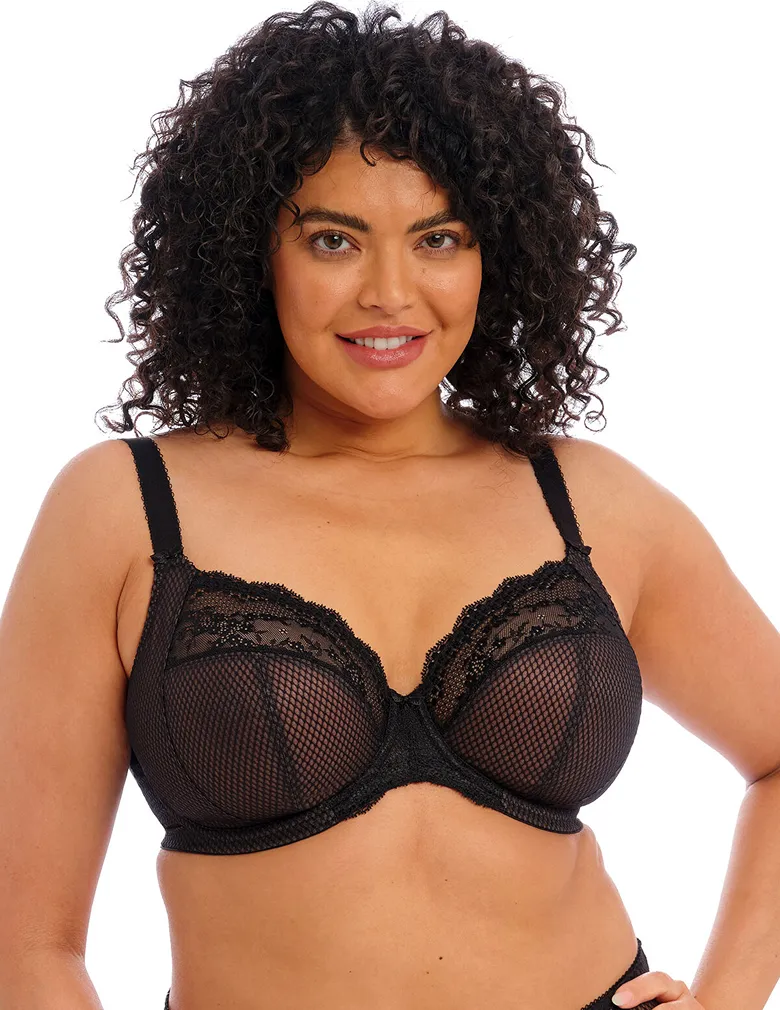 ELOMI CHARLEY EL4382 BLACK PLUNGE BRA