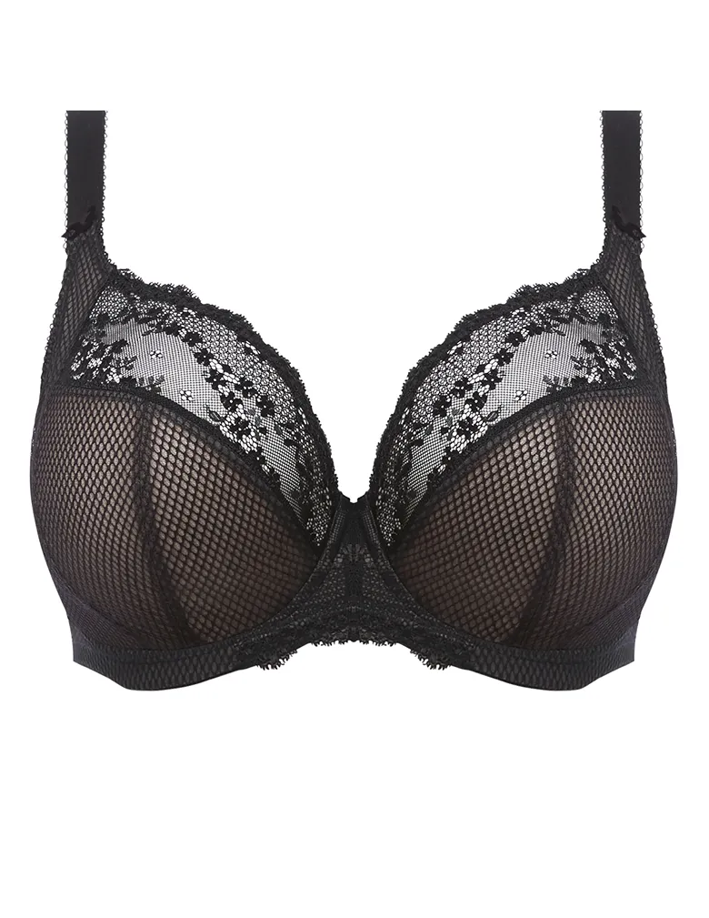 ELOMI CHARLEY EL4382 BLACK PLUNGE BRA
