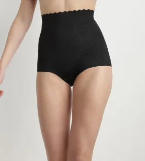High-Waist Sculpting Effect 3-in-1 Briefs Black  Beauty Lift