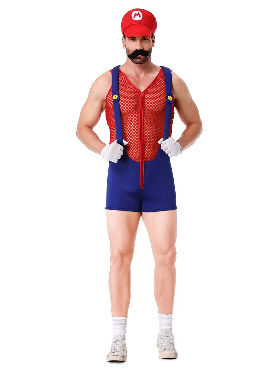 Men's Super Plumber Romper