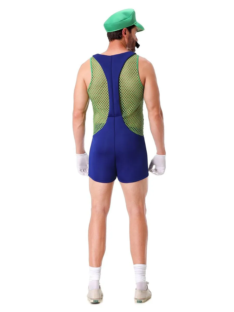 Men's Super Plumber Romper