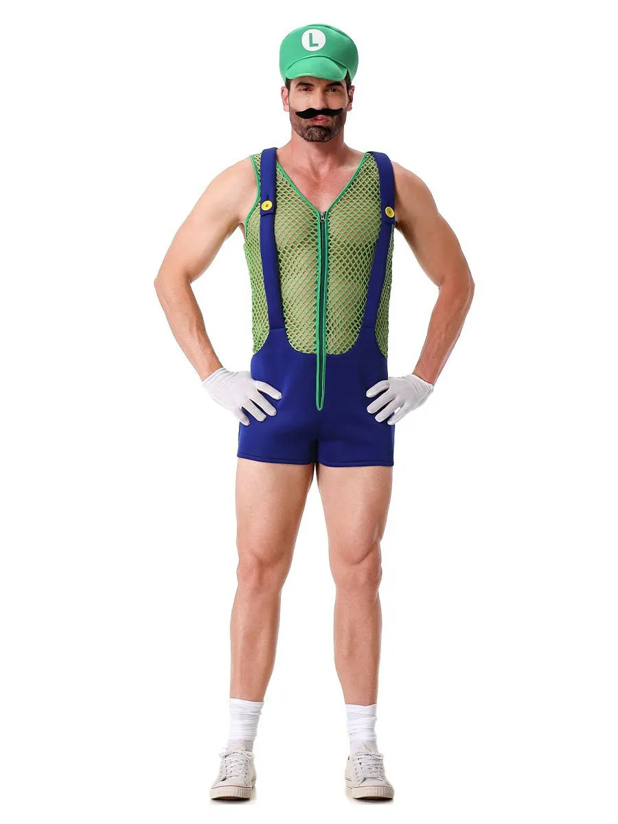 Men's Super Plumber Romper