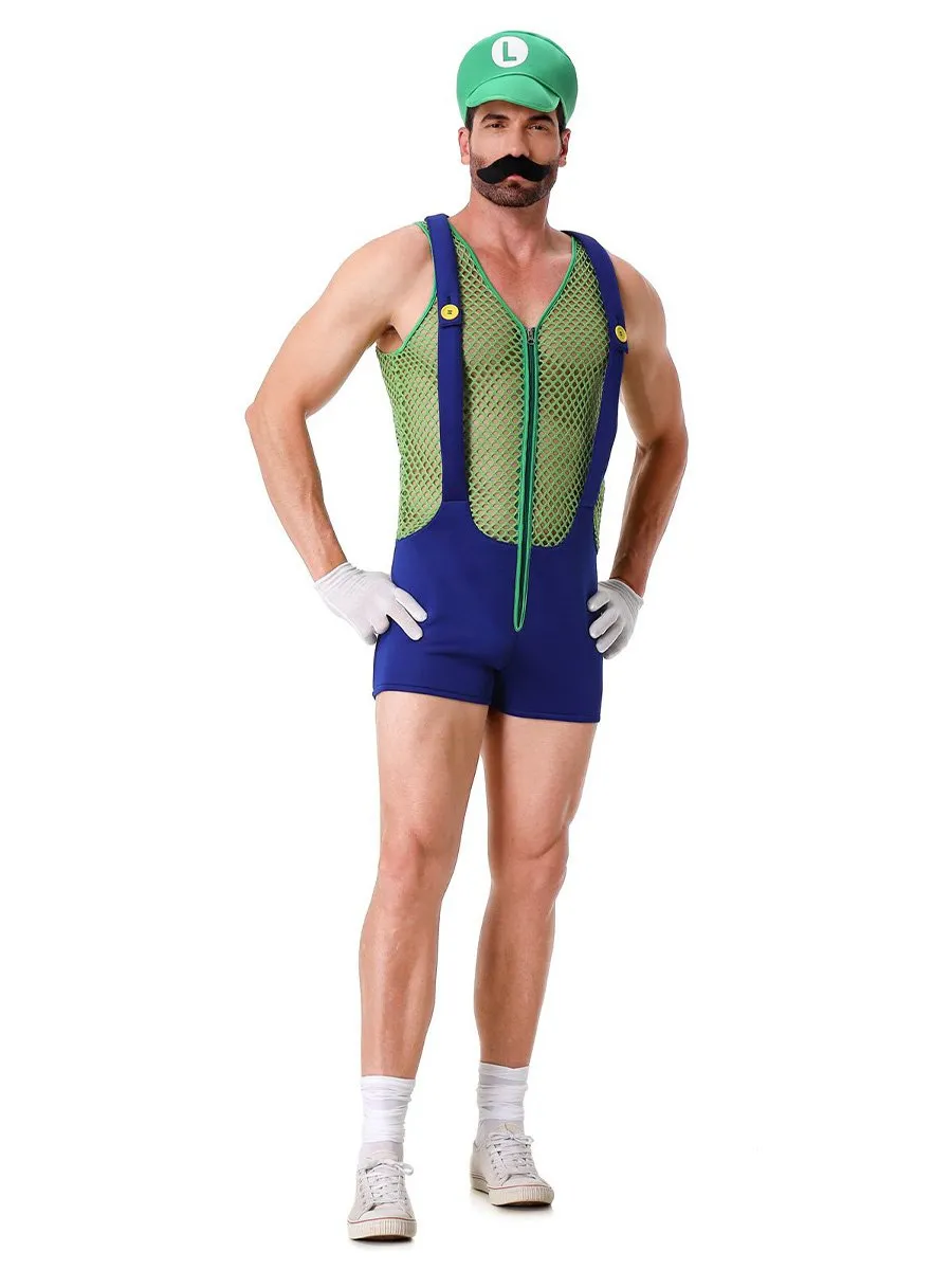 Men's Super Plumber Romper