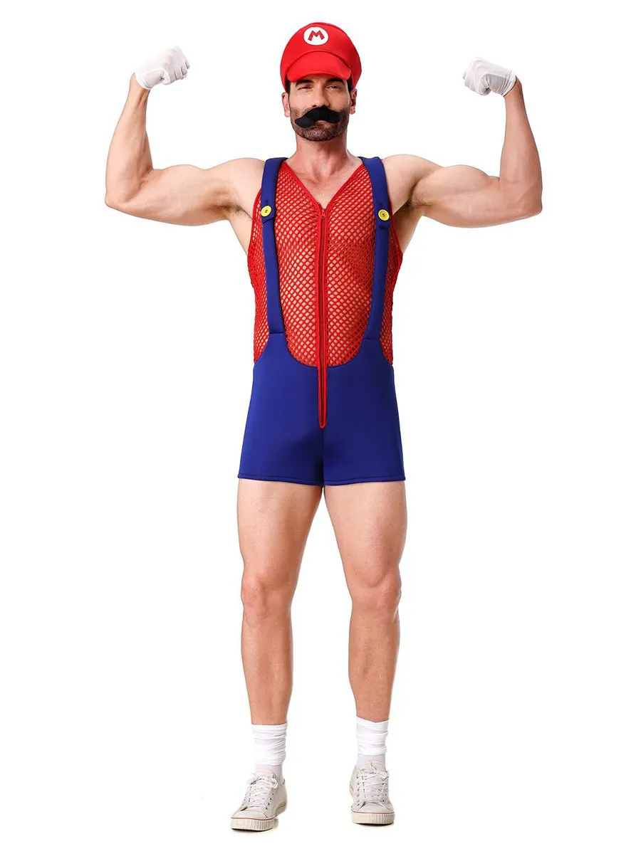 Men's Super Plumber Romper