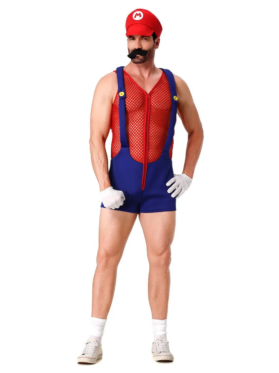 Men's Super Plumber Romper