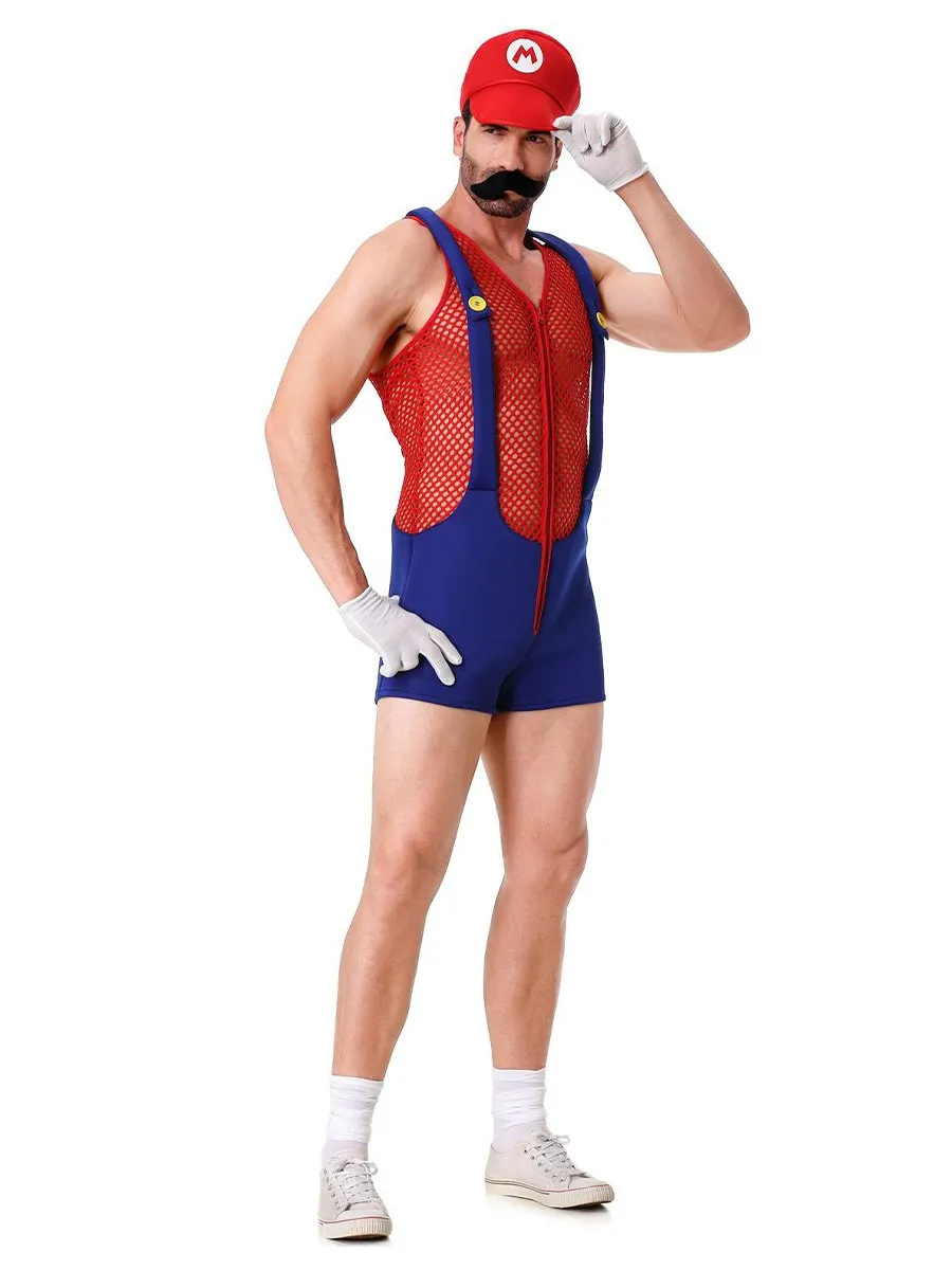 Men's Super Plumber Romper