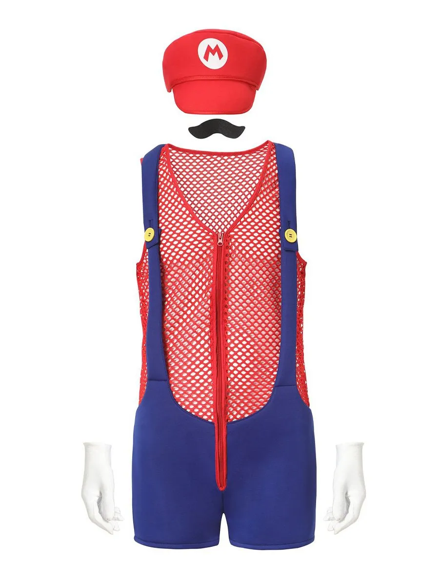 Men's Super Plumber Romper