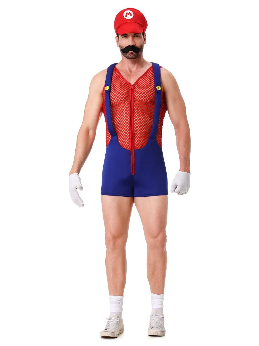 Men's Super Plumber Romper