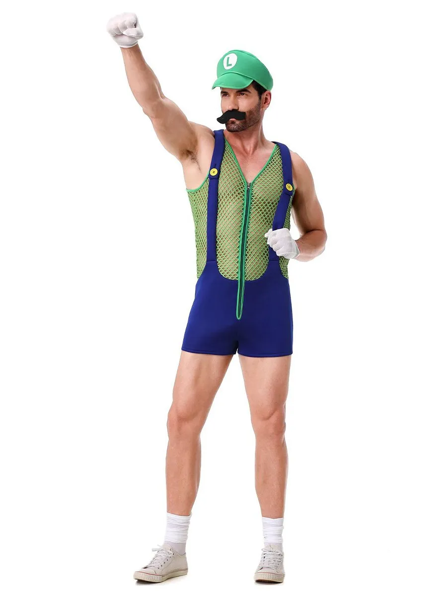 Men's Super Plumber Romper