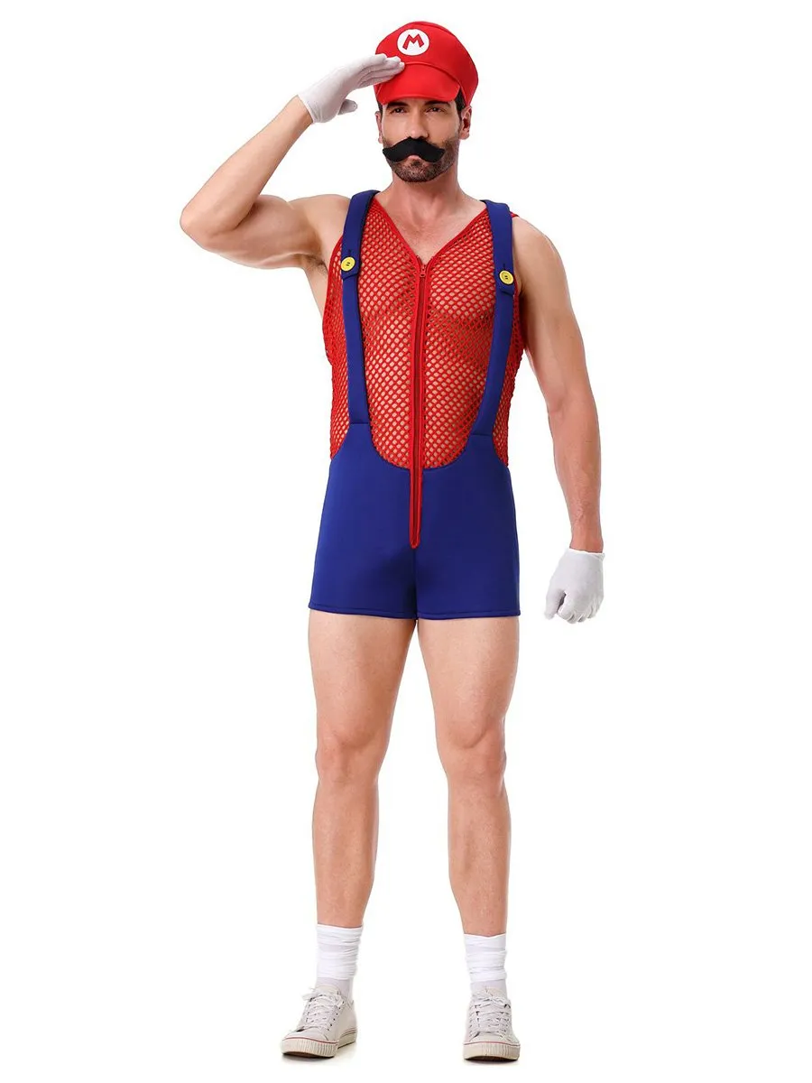 Men's Super Plumber Romper