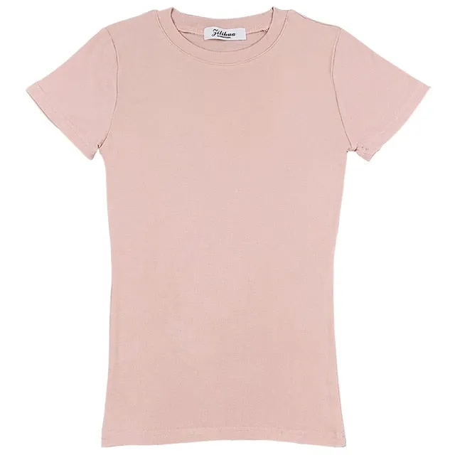 #PB Short Sleeve Slim T-shirt