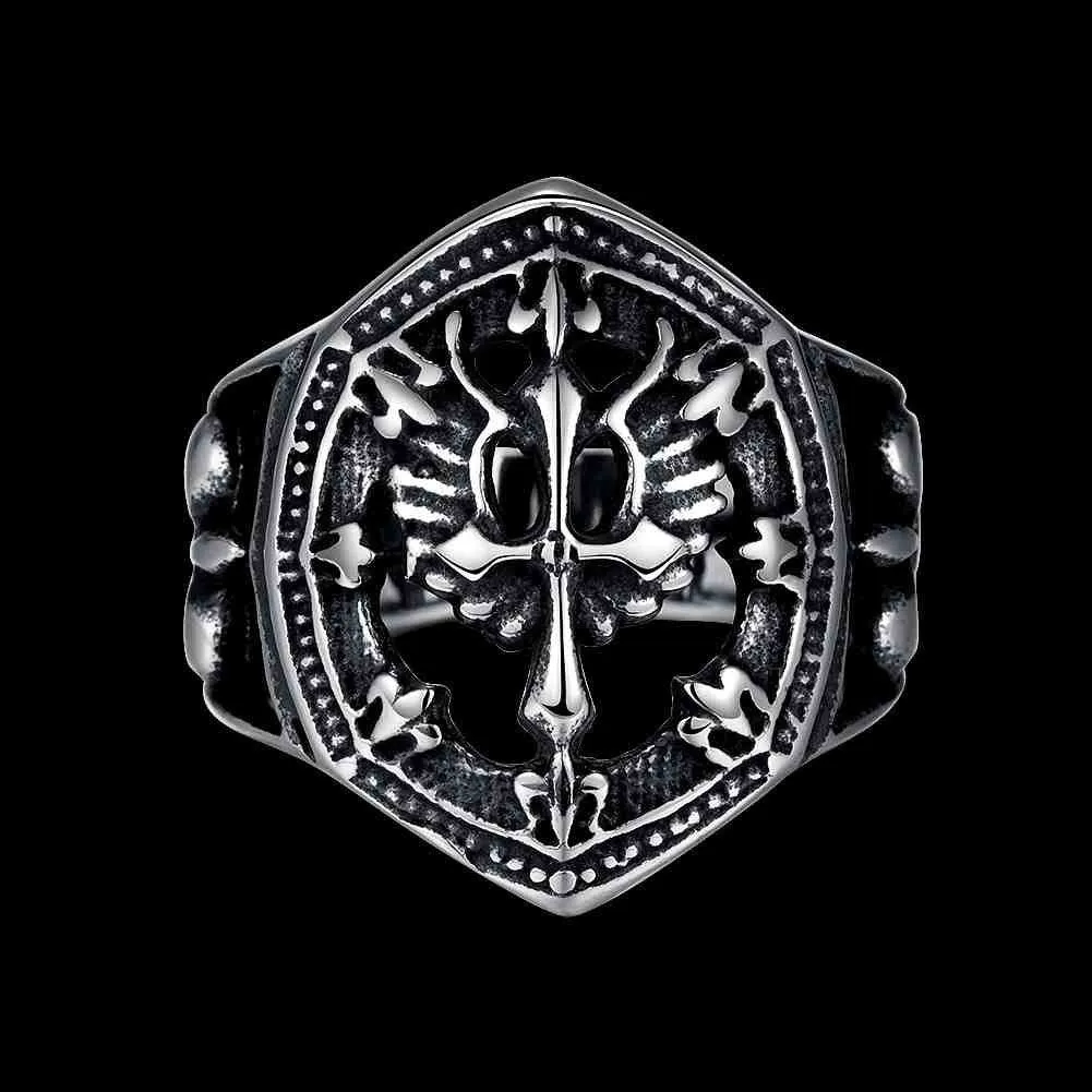 punk style stainless steel rings for men Irregular cut anel feminino jewellery MAYAR227 ELY
