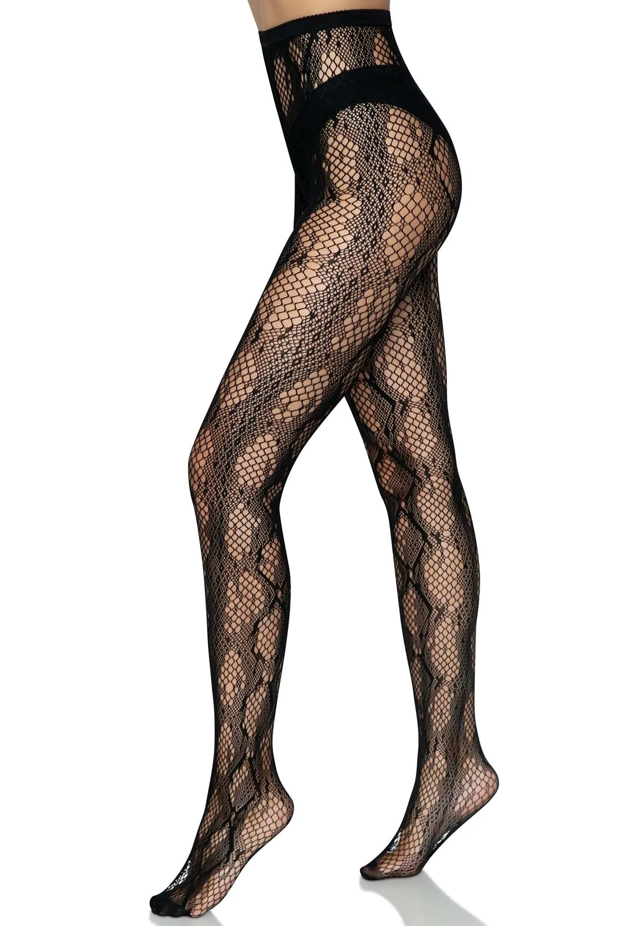 Python Fishnet Pantyhose