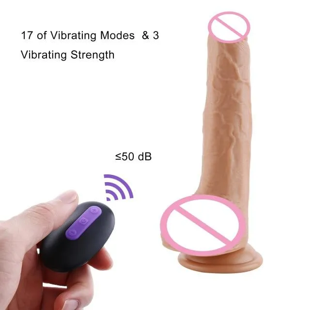 Remote Control Thrusting Dildo