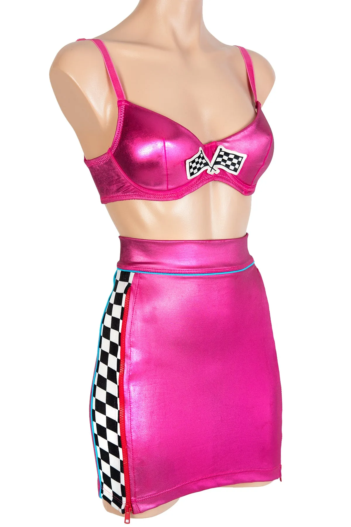 Rev My Engine High-Waisted Skirt