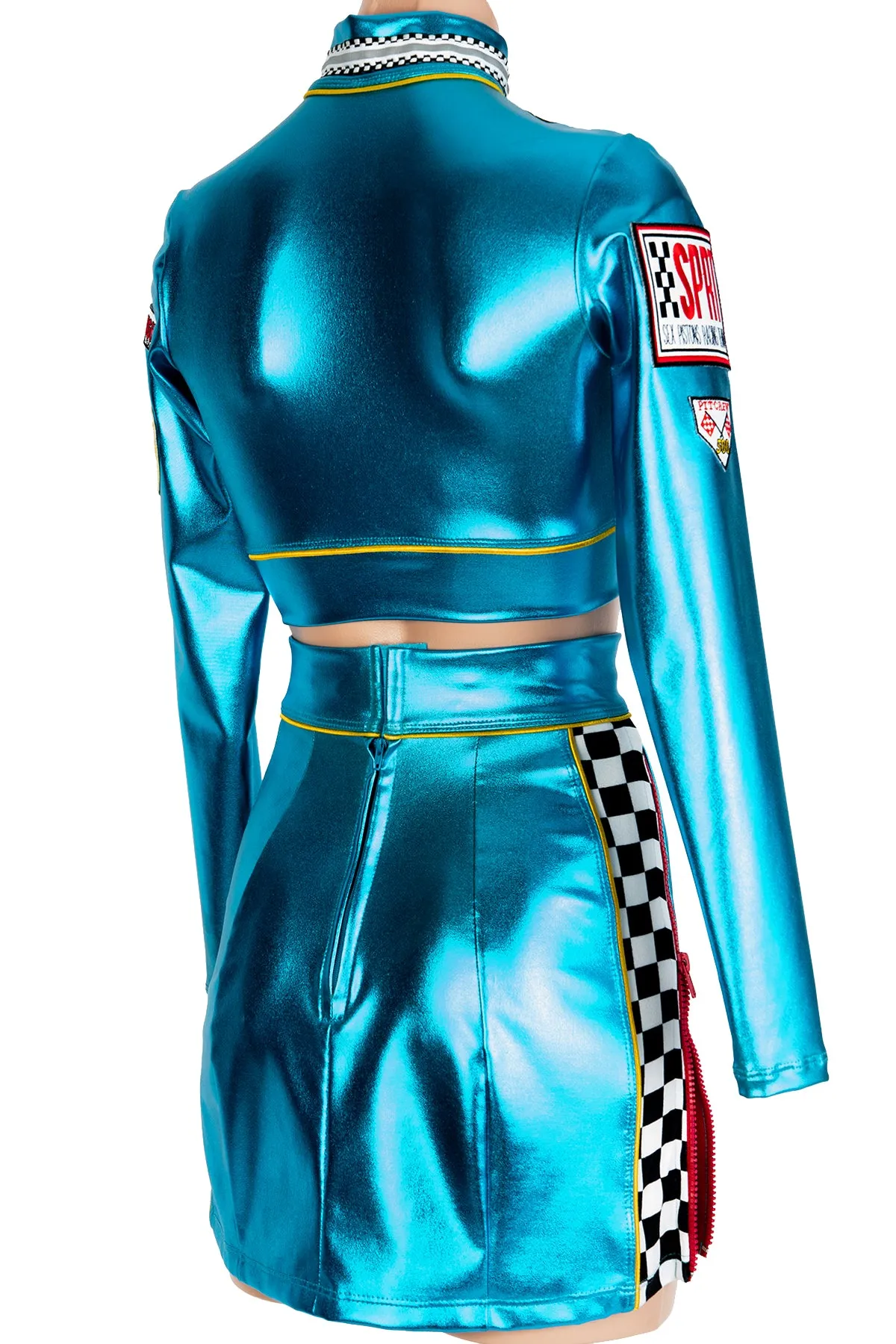 Rev My Engine High-Waisted Skirt
