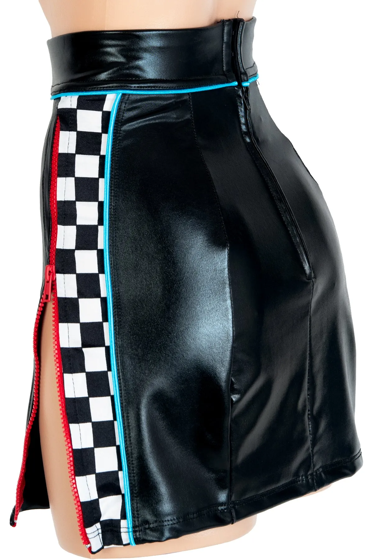 Rev My Engine High-Waisted Skirt