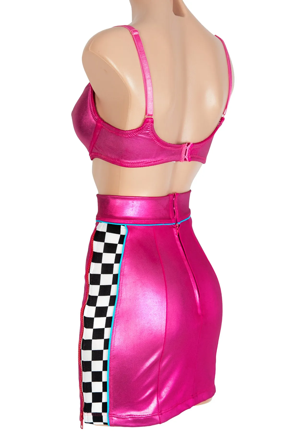 Rev My Engine High-Waisted Skirt