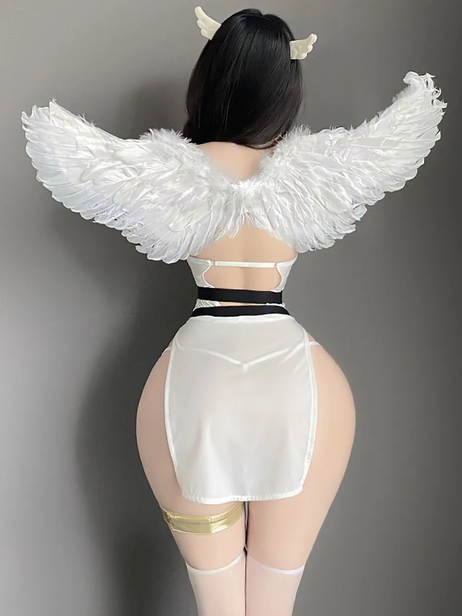 Sexy Angel Cosplay Lingerie Dress