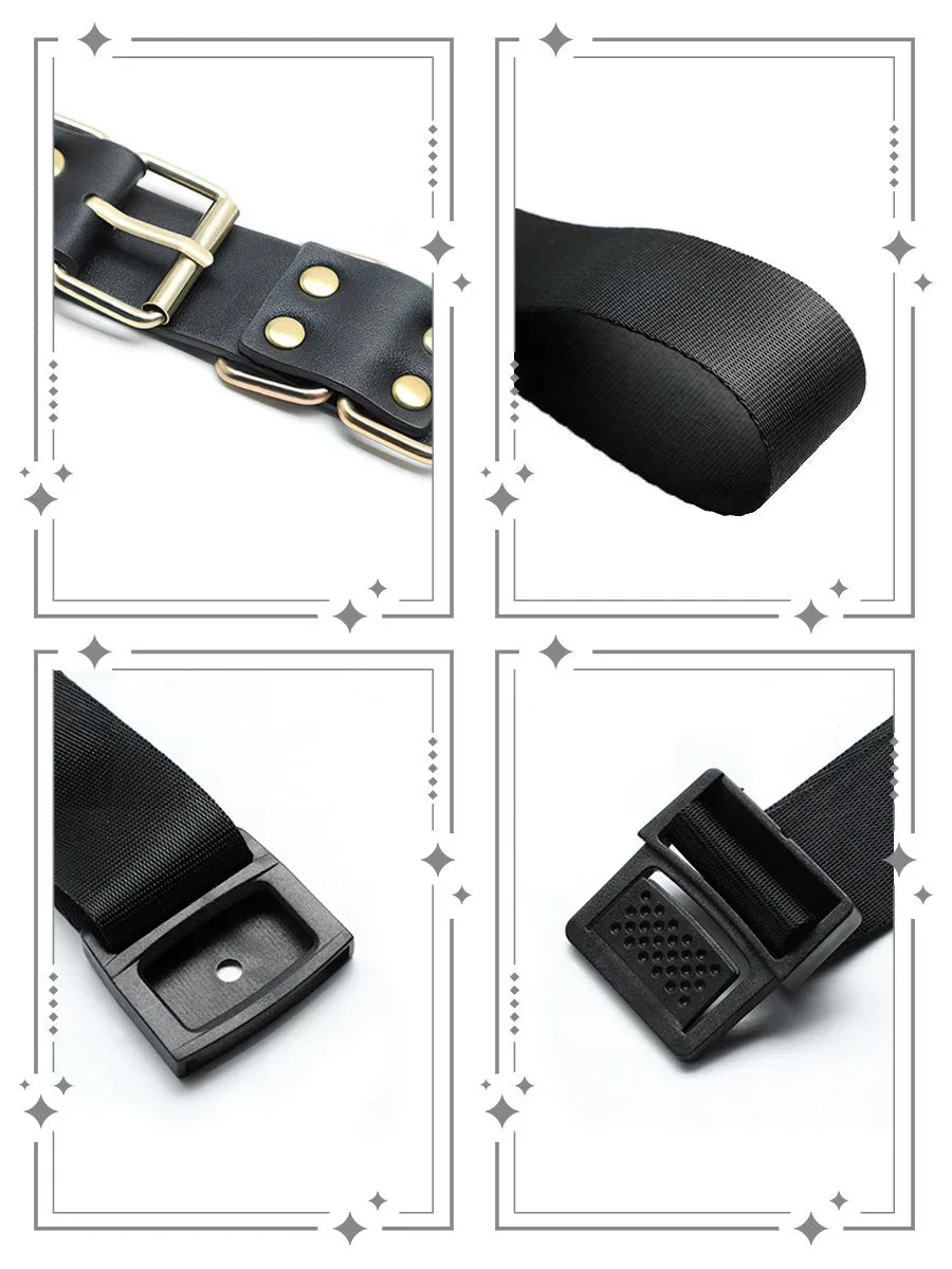 Strappy & PU Leather Chest Harness
