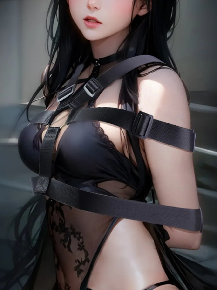 Strappy & PU Leather Chest Harness