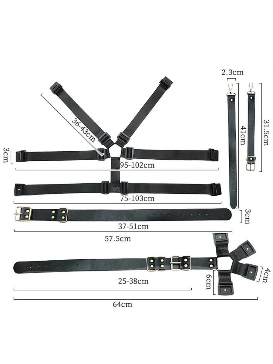 Strappy & PU Leather Chest Harness