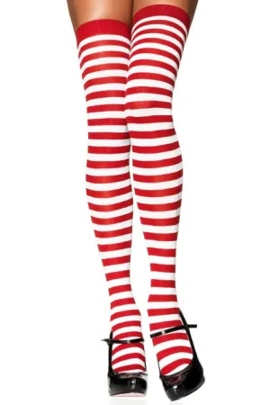 Striped Thigh Highs