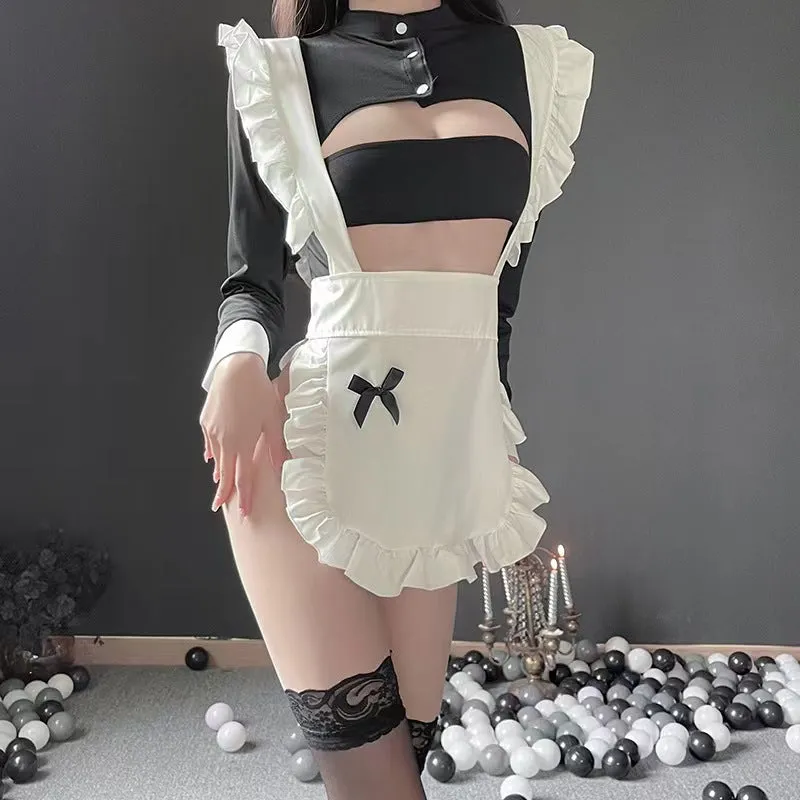 T-8340   Top top seductive maid set