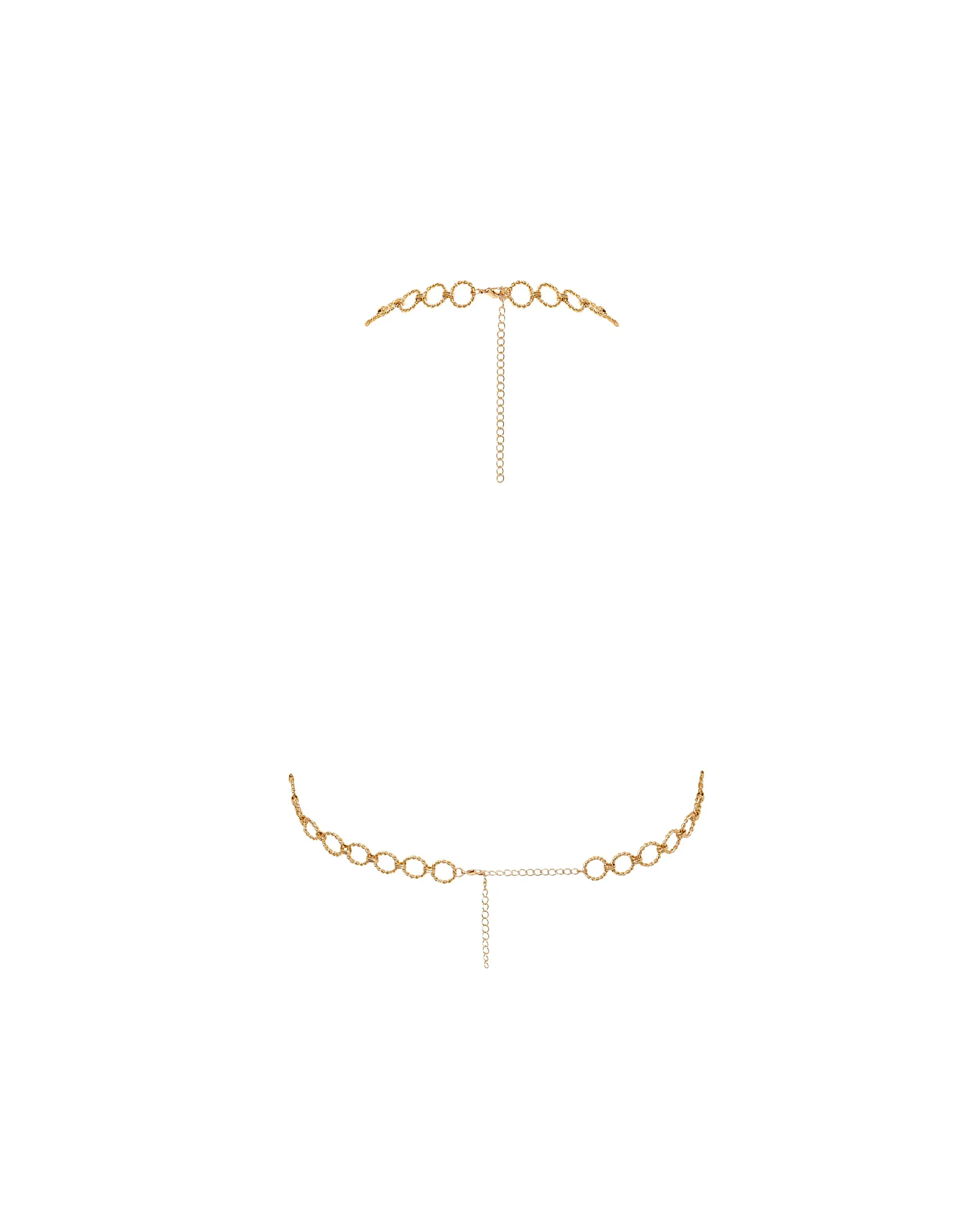 Vida Open Chain Bra Gold