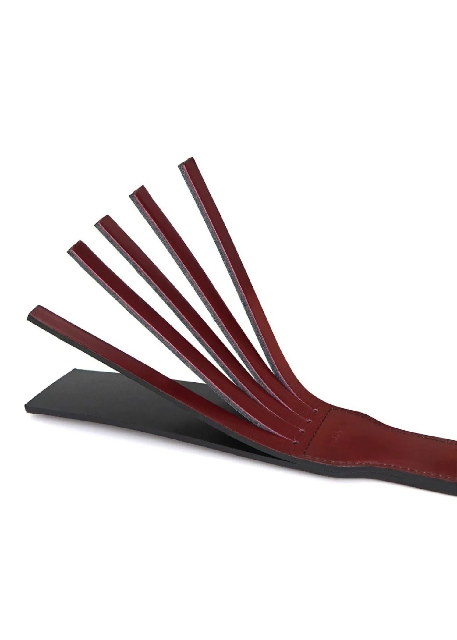 Wine Red Leather Spanking Paddle