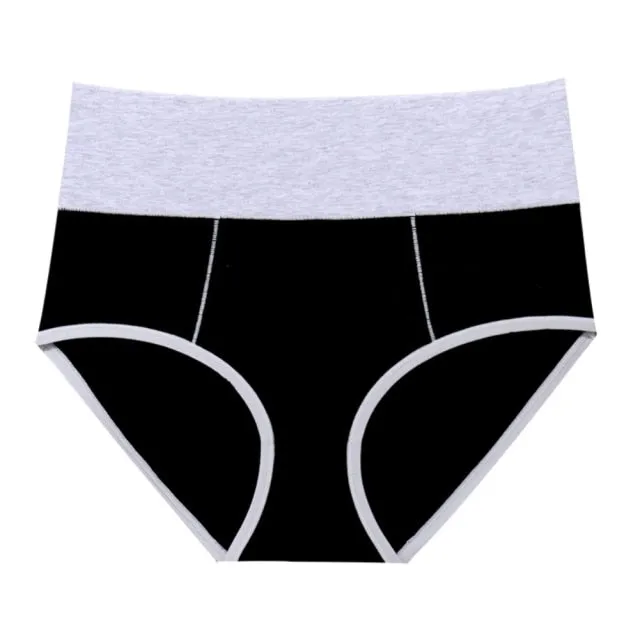 Women Cotton Brief High Waist Pant