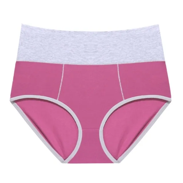 Women Cotton Brief High Waist Pant